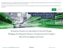 Tablet Screenshot of enterprisefinance.co.uk